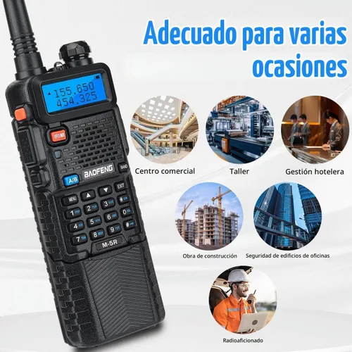 Vista 9 de Baofeng Radioaficionado UV-5R de mano UV5R de largo alcance Walkie Talkies