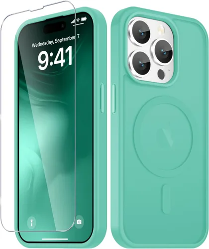 Vista 997 de Funda para Google Pixel 10 Pro XL, cubierta magnética mate, color negro Fit for MagSafe, Screen Protector included, Shockproof Military Grade