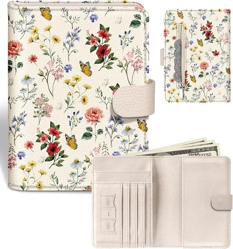 Vista 15 de Slohif Funda para pasaporte para viajes, para mujeres y hombres, bloqueo RFID, protector de pasaporte para tarjetas de tarjeta de embarque, Negro