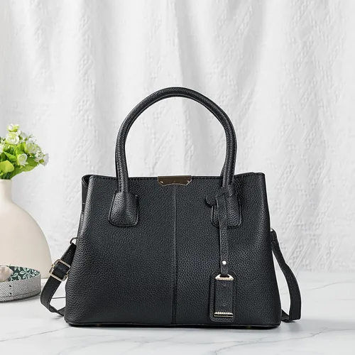 Vista 2 de Covelin bolso de mano de cuero durable tamaño mediano, mini bandolera, para mujer.