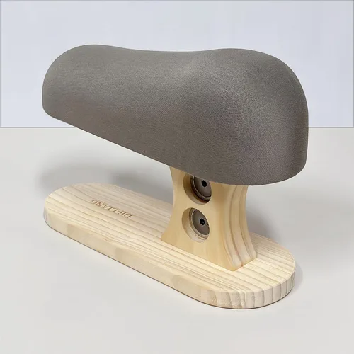 Vista 2 de Tabla de planchar con corsé de busto, tabla de planchar pequeña con base de madera maciza, tabla de prensar hecha a mano, jamón profesional a medida