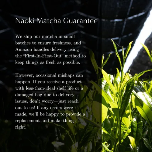 Vista 5 de Naoki Matcha Mezcla Fragante de Yame – Auténtico Polvo de Té Verde Matcha Japonés de Primera Cosecha de Grado Ceremonial de Yame, Fukuoka