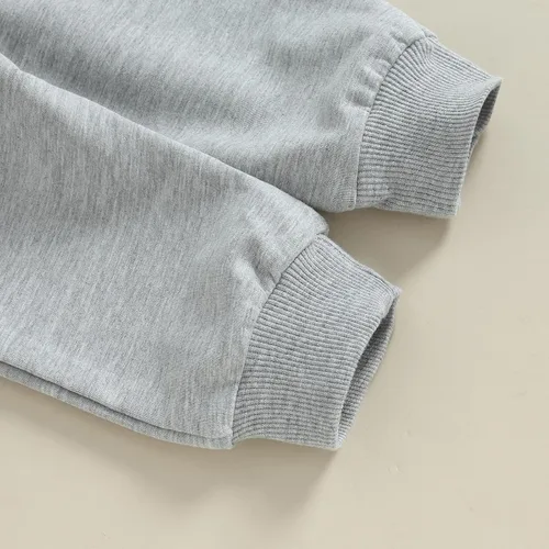 Vista 7 de Conjunto de ropa de 2 piezas para bebés y niños pequeños para otoño e invierno