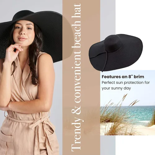 Vista 19 de San Diego Hat Company Ultrabraid Sombrero con ala extra grande, para mujer.