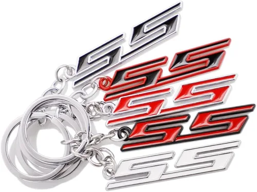 Vista 6 de 3 piezas de emblemas de inclinación pequeña SS para puerta de maletero de auto, calcomanía de parachoques de parachoques 3D ABS apto para Chevy