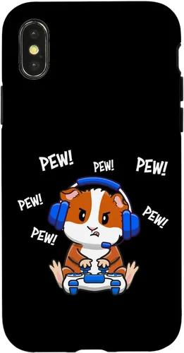 Vista 5 de Girls Boys Wheek Merch Kids Video Gamer Guinea Pig Lover Case for iPhone 17