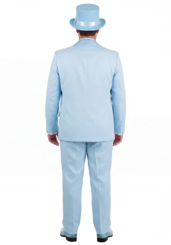 Vista 2 de Disfraz Deluxe Harry Dunne Azul Talla Plus para Hombre de Dumb and Dumber Multicolor