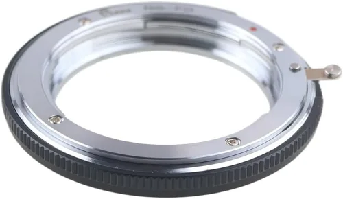 Vista 2 de Pixco Mount Adapter Ring for Nikon F Mount Lens to Canon FD Film Camera with Infinity Focus