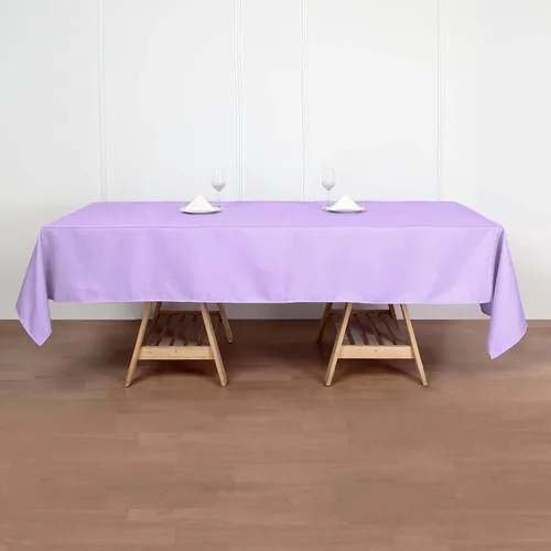 Vista 126 de Efavormart - Mantel rectangular, 60 x 102 pulgadas, resistente a las manchas y a las arrugas, lavable, mantel decorativo oblongo de tela de Amatista