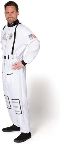 Vista 3 de Spooktacular Creations Disfraz de astronauta para hombre adulto, traje de astronauta aeroespacial, mono para disfraz de Halloween