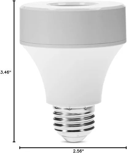 Vista 10 de Interruptor de base de bombilla con control WiFi, adaptador de soporte de lámpara inteligente para control inalámbrico, compatible con Android e