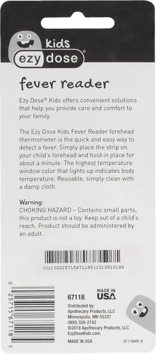 Vista 4 de EZY DOSE Termómetro para Niños para Fiebre para Bebé y Niño Pequeño, Celsius y Fahrenheit, Reutilizable, para el Hogar y Viajes, 10 ml