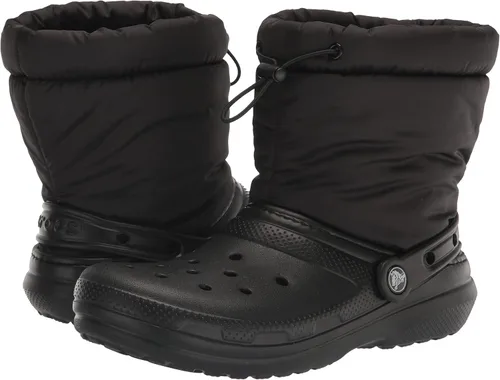 Vista 7 de Crocs Botas de invierno peludas con forro clásico unisex para niños y niñas