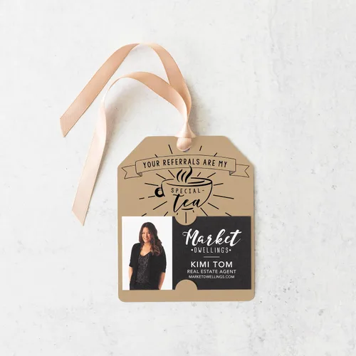 Vista 4 de Your Referrals Are My “Special - Tea" Pop By Gift Tag 6-GT001