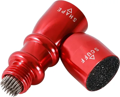 Vista 5 de Herramienta de punta de taco 3 en 1, moldeador profesional de punta de taco de billar, herramienta de accesorios para tacos de billar, raspador