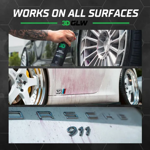 Vista 7 de 3D GLW Series Removedor de Hierro – Limpiador de Acción Rápida para Partículas Metálicas y Polvo de Frenos Descontaminación de Ruedas y Pintura
