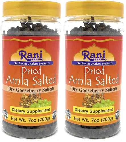 Vista 6 de Rani Amla Candy 5.25 oz (150 g) sellado al vacío, parte superior fácil de abrir, recipiente resellable ~ Indian Tasty Treats Vegano Apto