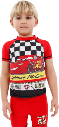Vista 2 de Disney Cars Lightning McQueen - Traje de baño de dos piezas para niño