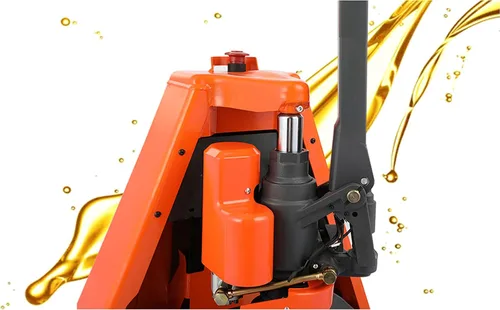 Vista 9 de Tory Carrier - Gato de palet eléctrico completo, capacidad de 3300 libras Naranja