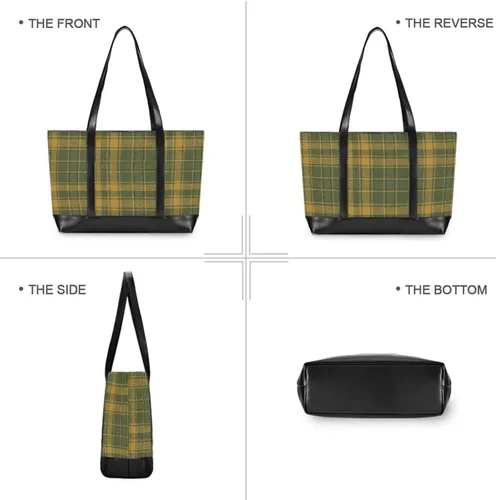Vista 5 de Scottish Plaid Simple Women 14 Inch Laptop Tote with Zipper Briefcases for Travel Gym Vacation with Tablet estuche para laptop 14 pulgadas