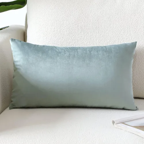 Vista 43 de Artscope Fundas de Almohada de Terciopelo de Lujo Fundas de Almohadas Cuadradas Decorativas Fundas de Cojines Suaves Sólidas para Sofá de Sala Sofá