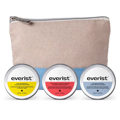 Vista 9 de Everist The Shower Essentials Kit de viaje, hidratante para todo tipo de cabello y piel (sin fragancia)