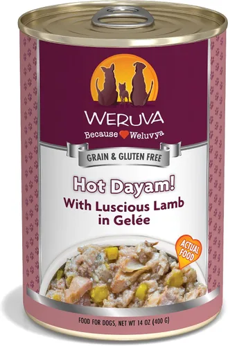 Vista 26 de Weruva Comida clásica para perros, Hot Dayam! con cordero en gelée, lata de 5.5 onzas (paquete de 24)