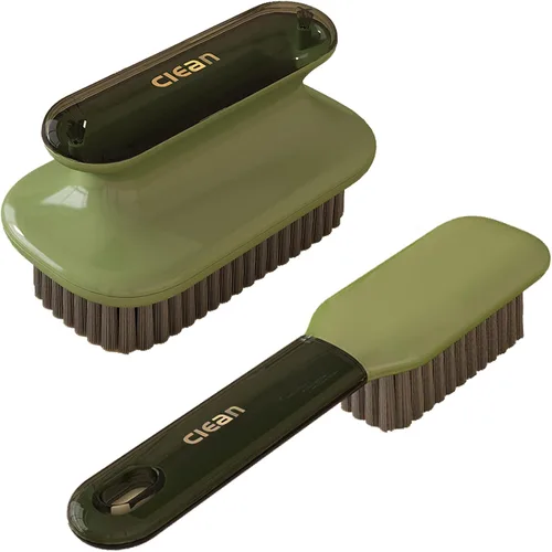 Vista 9 de Cepillo para manchas de lavandería, cepillo de limpieza para el hogar, cepillo de lavandería para eliminación de manchas Paquete de 2 cepillos