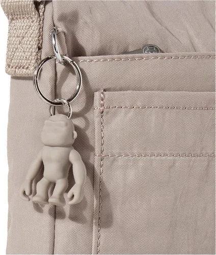 Vista 4 de Kipling Bolso cruzado Sebastian para mujer, Gris