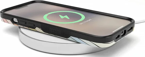 Vista 8 de Casely Funda para iPhone 13 Pro Ride The Wave Forro de arcoíris pastel Diseño protector audaz Compatible con MagSafe