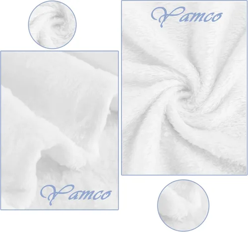 Vista 3 de Yamco Manta de Regalos para Hija - Regalo para Hijas de Mamá y Papá - Regalos para Hija de Madres Mantas de 60" x 50" - Regalos de Cumpleaños