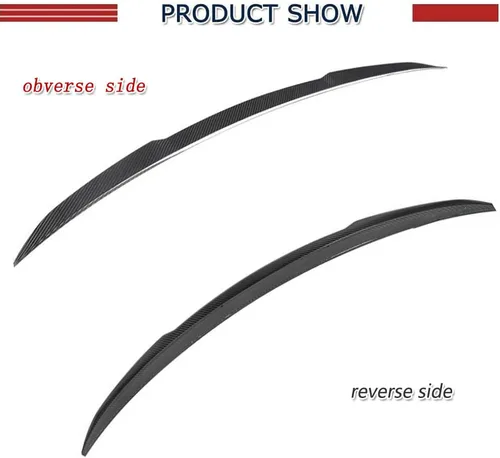 Vista 4 de Alerón de maletero de fibra de carbono real para BMW Serie 4 G26 I4 2021-2026