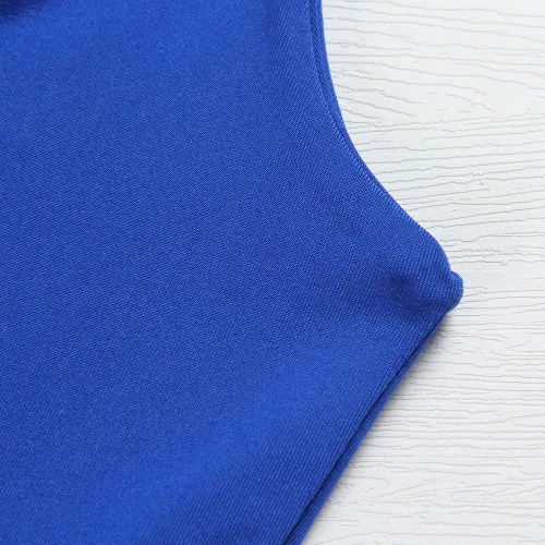 Vista 7 de Artfish - Camiseta corta casual y básica con tirantes delgados y cuello cuadrado, para mujer, sin mangas, de doble capa, ombliguera
