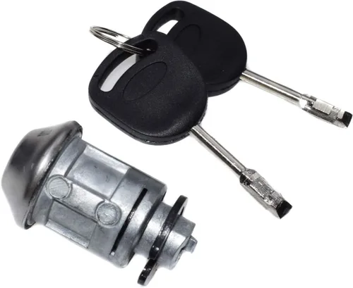 Vista 2 de Interruptor de bloqueo de cilindro de encendido Kit de reparación de dirección de cilindro 2 llaves para Ford Transit Escort Fiesta Scorpio 1022184