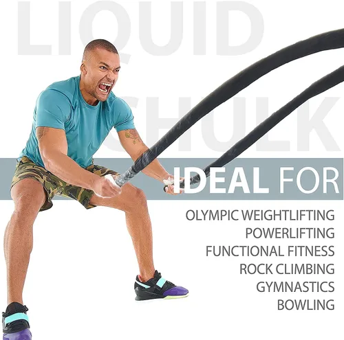 Vista 4 de WARM BODY COLD MIND Tiza Líquida Sin Desorden - Tiza de Gimnasio para Levantamiento de Pesas, Gimnasia, Escalada, Powerlifting - Tiza Deportiva