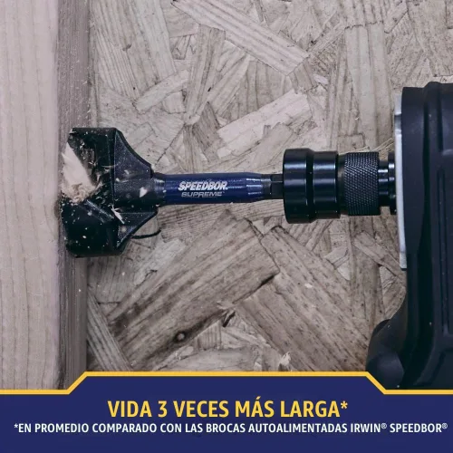 Vista 3 de Irwin Tools IWAX2005 - Broca de alimentación automática Speedbor Supreme (1-1/2")