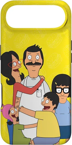 Vista 26 de Funda para iPhone 12 Pro Max Bob Burgers Bob Linda Gene Tina Louise Family Hug