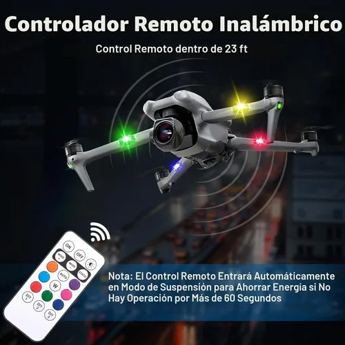Vista 3 de Luz estroboscópica LED inalámbrica con control remoto, 8 colores, impermeable, anticolisión, carga USB, luces LED de advertencia, luces LED