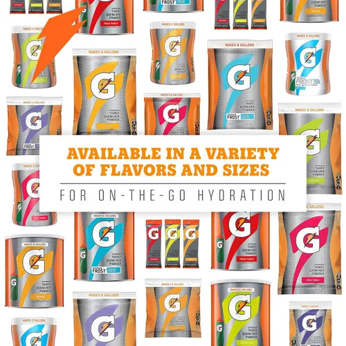 Vista 7 de Gatorade Thirst Quencher - Palitos de polvo, paquete variado de 3 sabores (paquete de 30) Mezcla de bebida en polvo de electrolitos