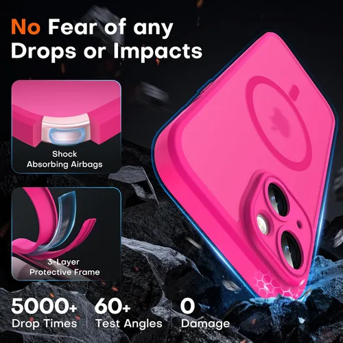 Vista 815 de TOCOL Funda para iPhone 11, compatible con Magsafe, protección completa de cámara, imanes integrados, protección contra caídas, funda translúcida