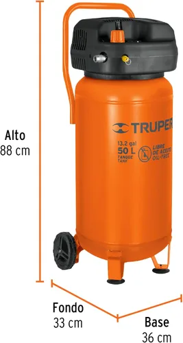 Vista 3 de Aceite de compresor de aire libre, 50 L