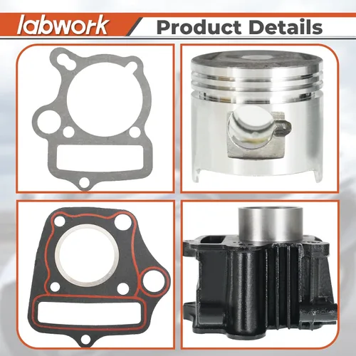 Vista 5 de labwork Kit de Reemplazo de Cilindro y Pistón de 50cc para Honda Z50 XR50 CRF50
