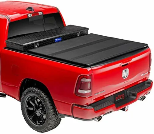 Vista 2 de RealTruck Extang Solid Fold 2.0 Caja de herramientas plegable rígida cubierta Tonneau para caja de camioneta 84430 Se adapta a 2009 - 2018