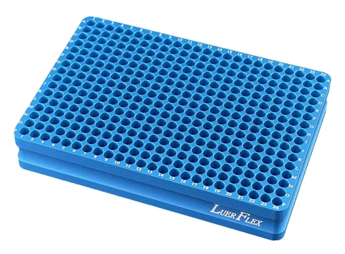Vista 7 de Tubo de bloque de enfriamiento de aluminio Cool Rack 15 pozos para viales criogénicos y tubos faciales de 0.0 fl oz y 0.1 fl oz, paquete de 1