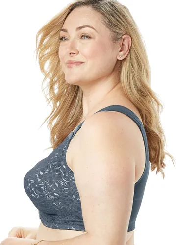 Vista 5 de Comfort Choice Sujetador de postura sin aros con cierre frontal de talla grande para mujer