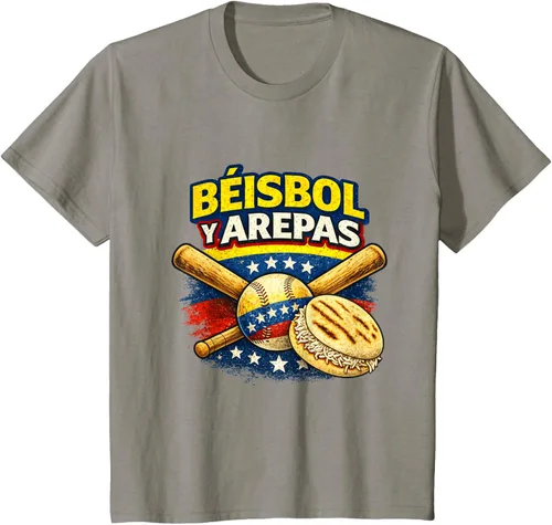 Vista 28 de Camiseta Beisbol y Arepas Venezuelas Baseball Pride Team 2026