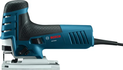 Vista 2 de BOSCH JS470EB - Sierra caladora con agarre de barril con cable, baja vibración de 120 V, velocidad variable de 7 amperios para corte suave de hasta