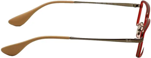 Vista 2 de Ray-Ban RX6337-2856 Gafas graduadas Red Rubber 2.087 in, rojo (Rubberized Red)