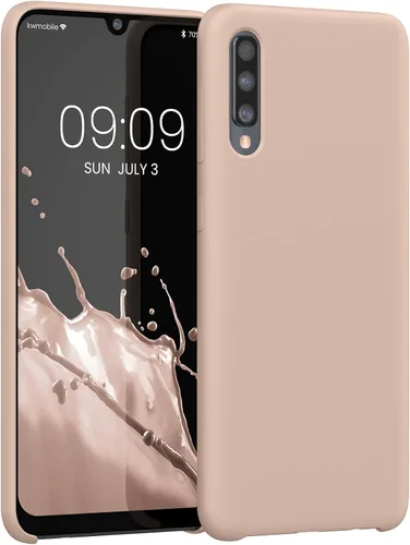 Vista 102 de kwmobile Funda Compatible con Samsung Galaxy A14 5G - Funda de teléfono de TPU y silicona con acabado suave - Verde Lima