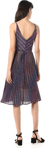 Vista 6 de DRESS THE POPULATION Vestido de fiesta plisado sin mangas Haley para mujer